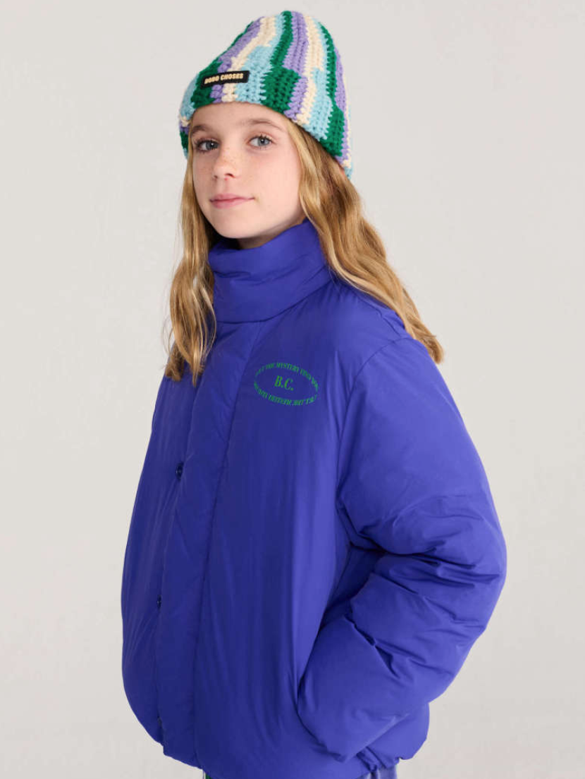bobo choses kids - knitted beanie, aqua blue
