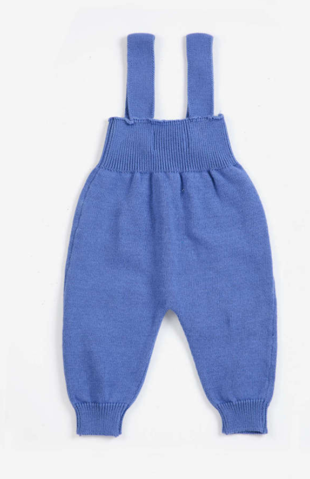 bobo choses kids - stamp bloom knitted overall