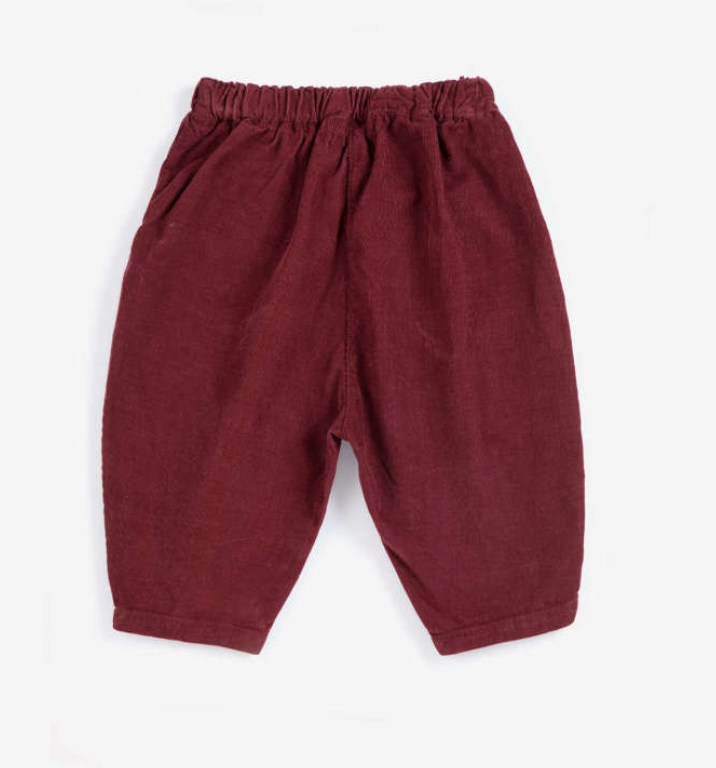bobo choses kids - curious owl corduroy pants