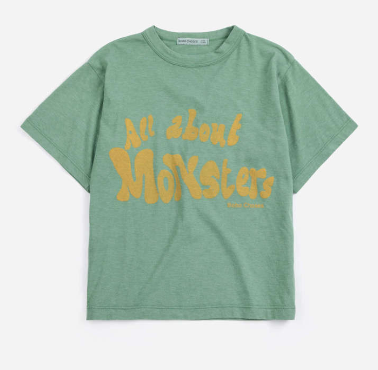 bobo choses kids - all about monsters shirt
