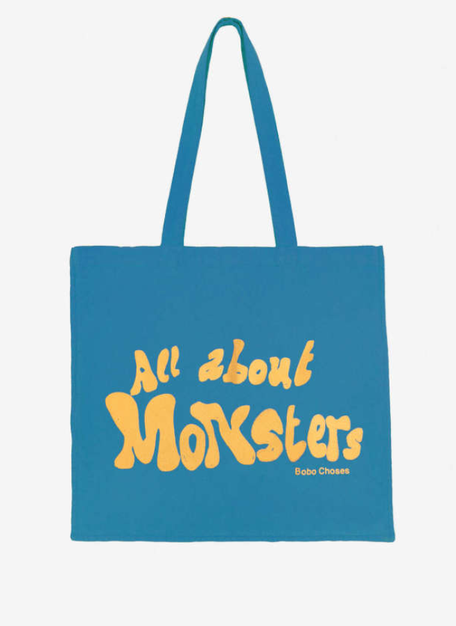 bobo choses kids - all about monsters tote bag