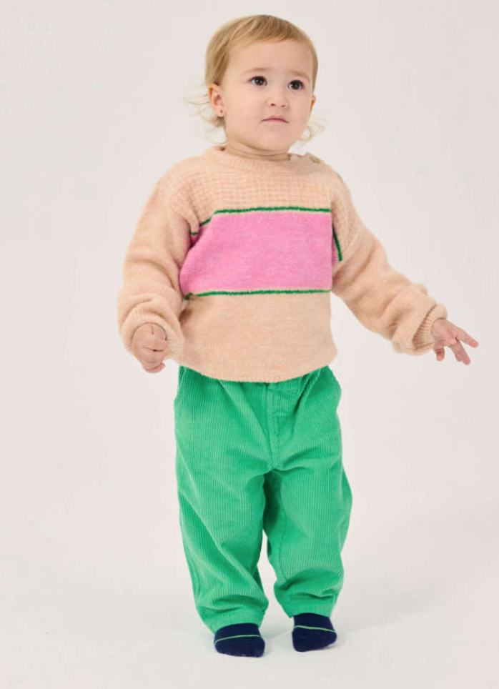 bobo choses kids - mush monsters duo corduroy pants