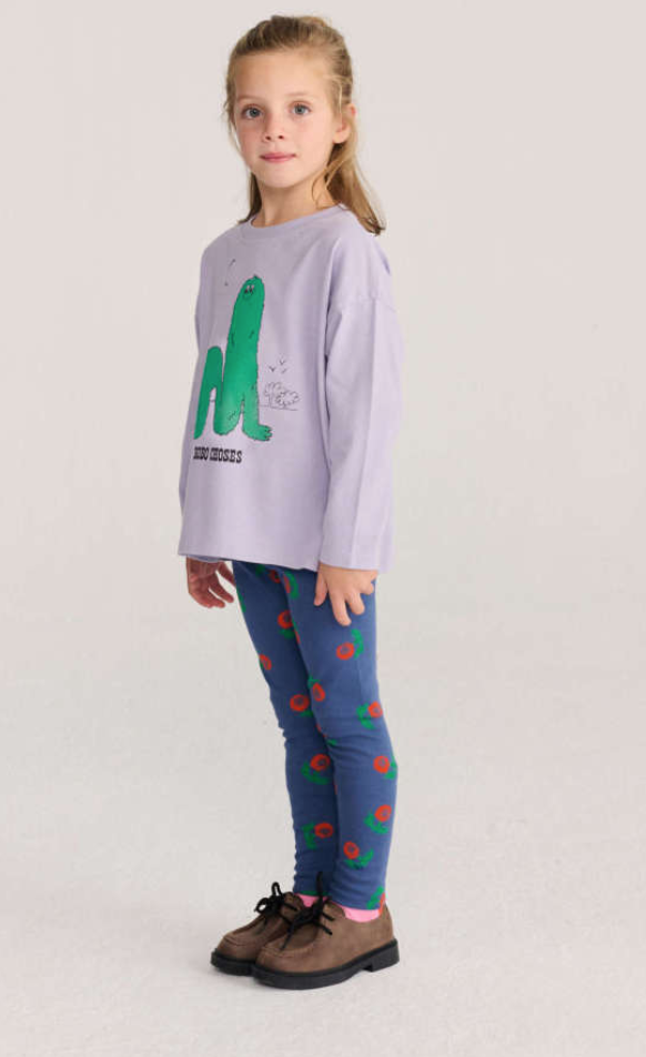 bobo choses kids - stamp bloom all over leggins
