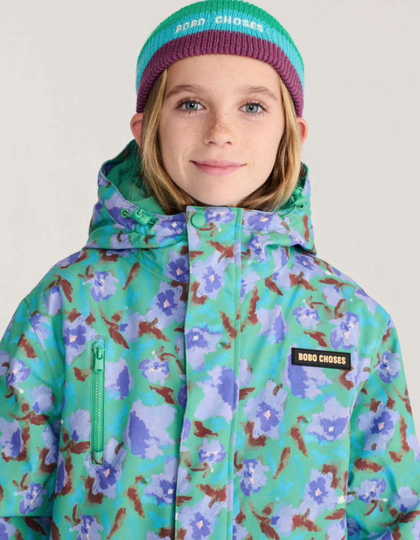 bobo choses kids - watercolor all over ski anorak