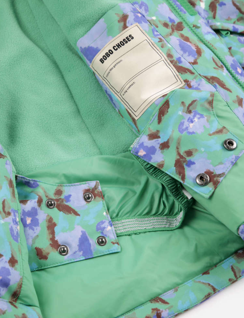 bobo choses kids - watercolor all over ski anorak