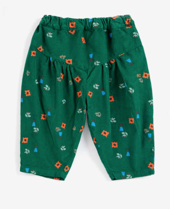 bobo choses kids - blossom all over corduroy pants