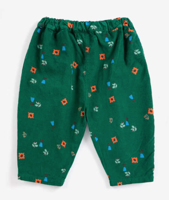 bobo choses kids - blossom all over corduroy pants