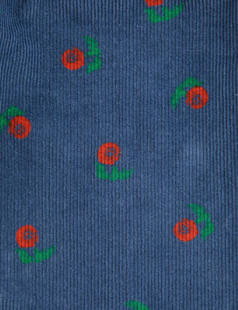 bobo choses kids - stamp bloom all over corduroy pants