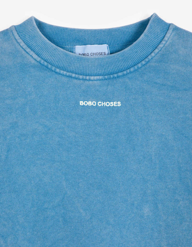 bobo choses adults - blue ease sweatshirt