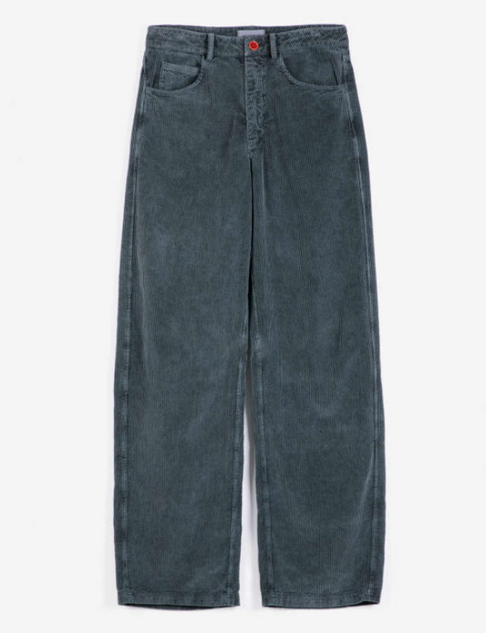 bobo choses adults - corduroy barrel trousers, dark grey