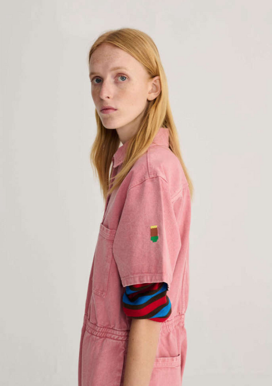 bobo choses adults - embroidery twill overall