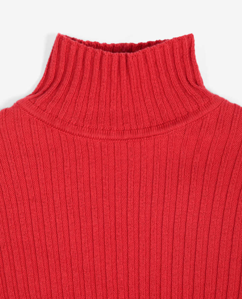 bobo choses adults - color block cotton turtleneck jumper