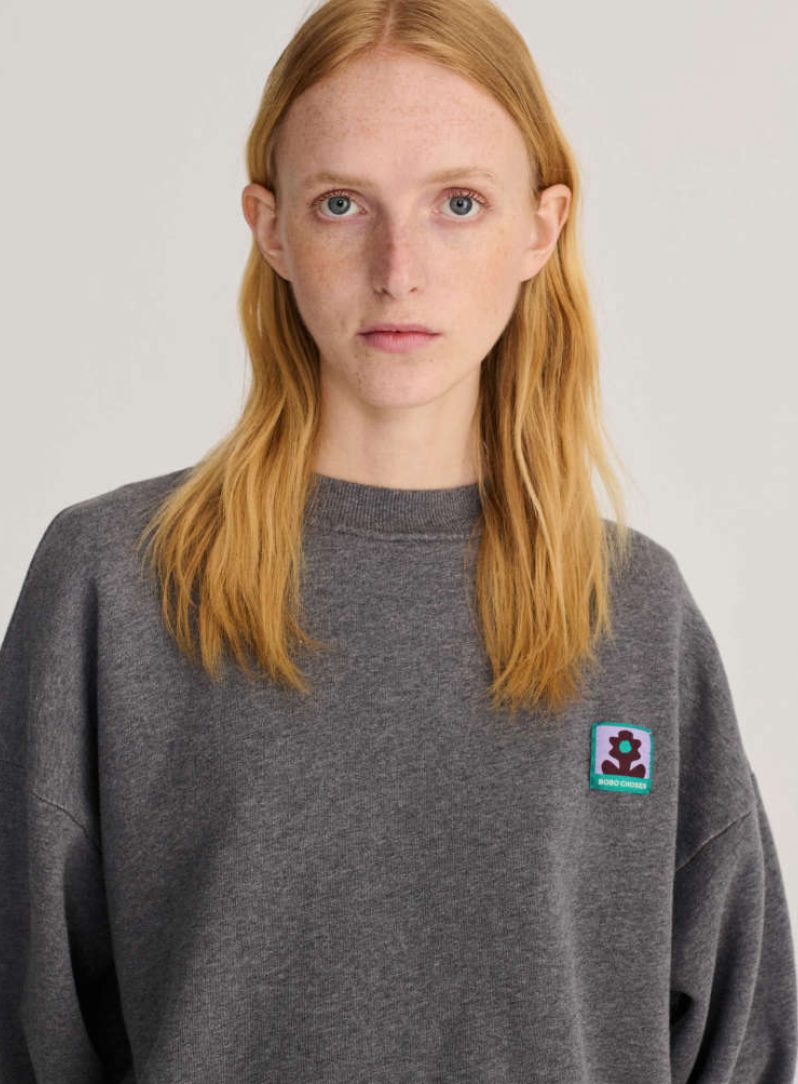 bobo choses adults - lilac tag relaxed sweatshirt
