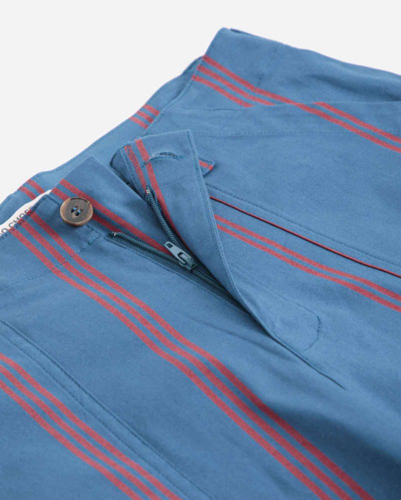 bobo choses adults - triple Stripes all over cotton barrel pants