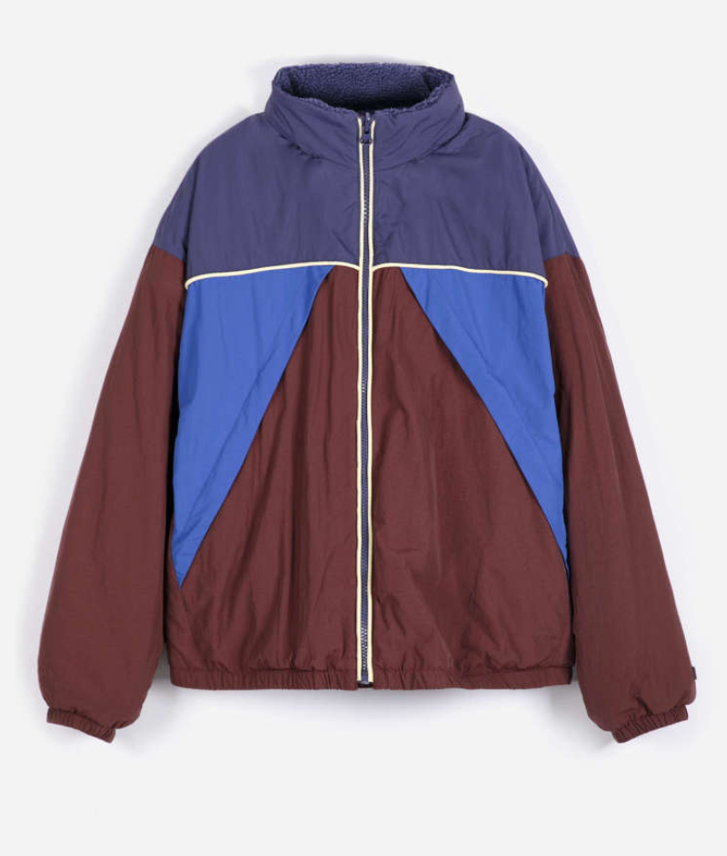 bobo choses adults - color block nylon sherpa puffer