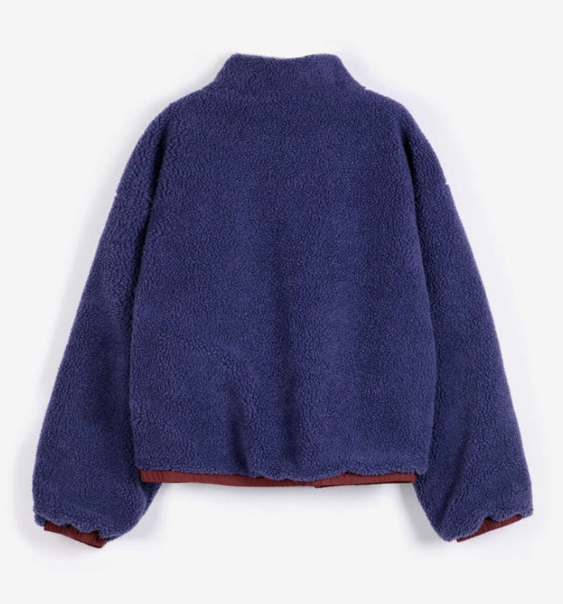 bobo choses adults - color block nylon sherpa puffer