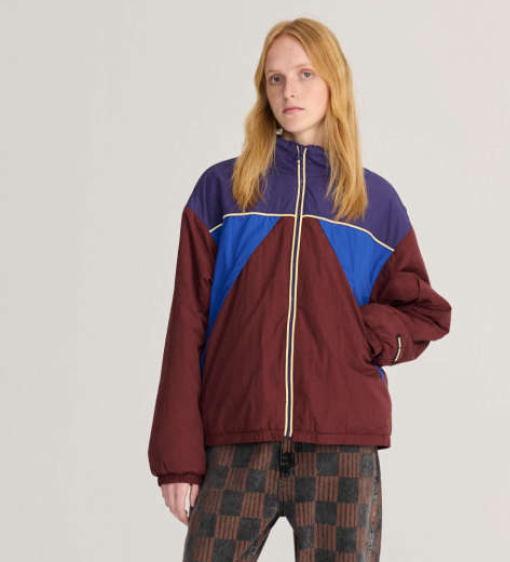 bobo choses adults - color block nylon sherpa puffer