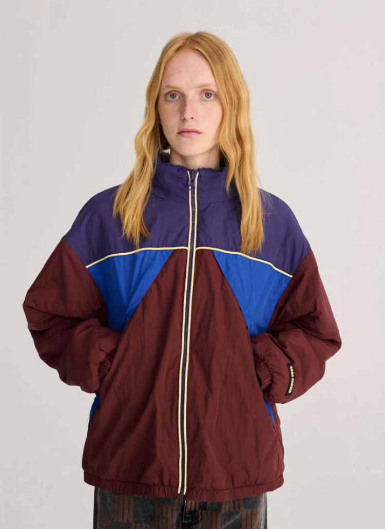 bobo choses adults - color block nylon sherpa puffer