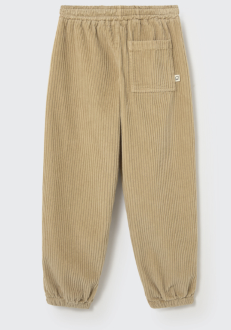cozmo - eider, wide wale corduroy pants, stone