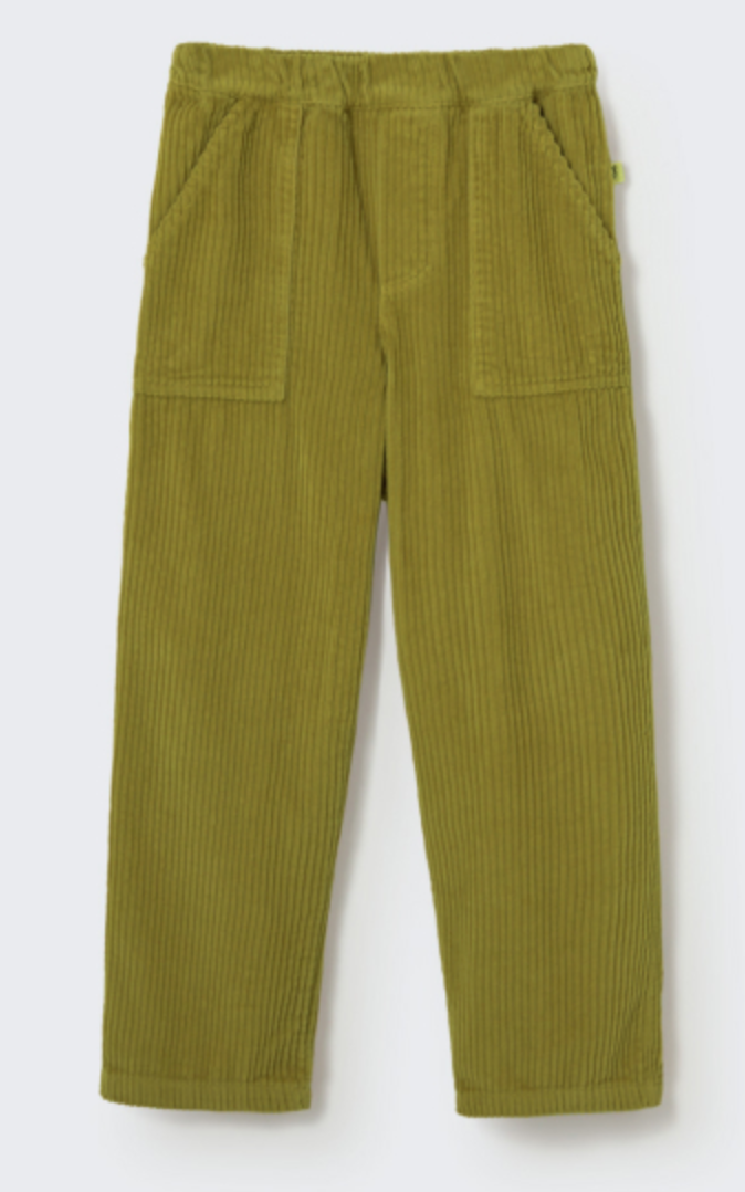 cozmo - salem, wide wale corduroy pants, green