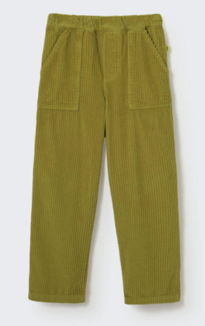 cozmo - salem, wide wale corduroy pants, green