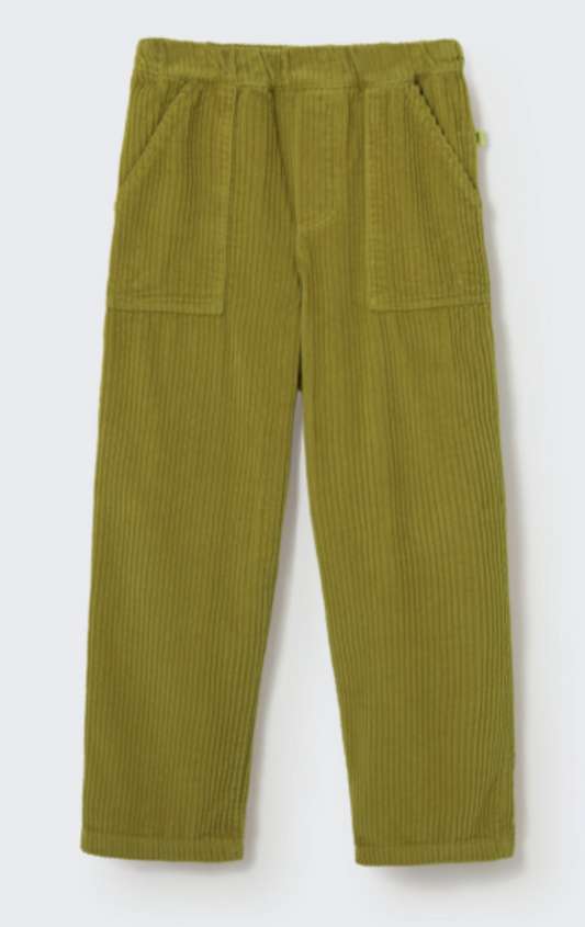 cozmo - salem, wide wale corduroy pants, green