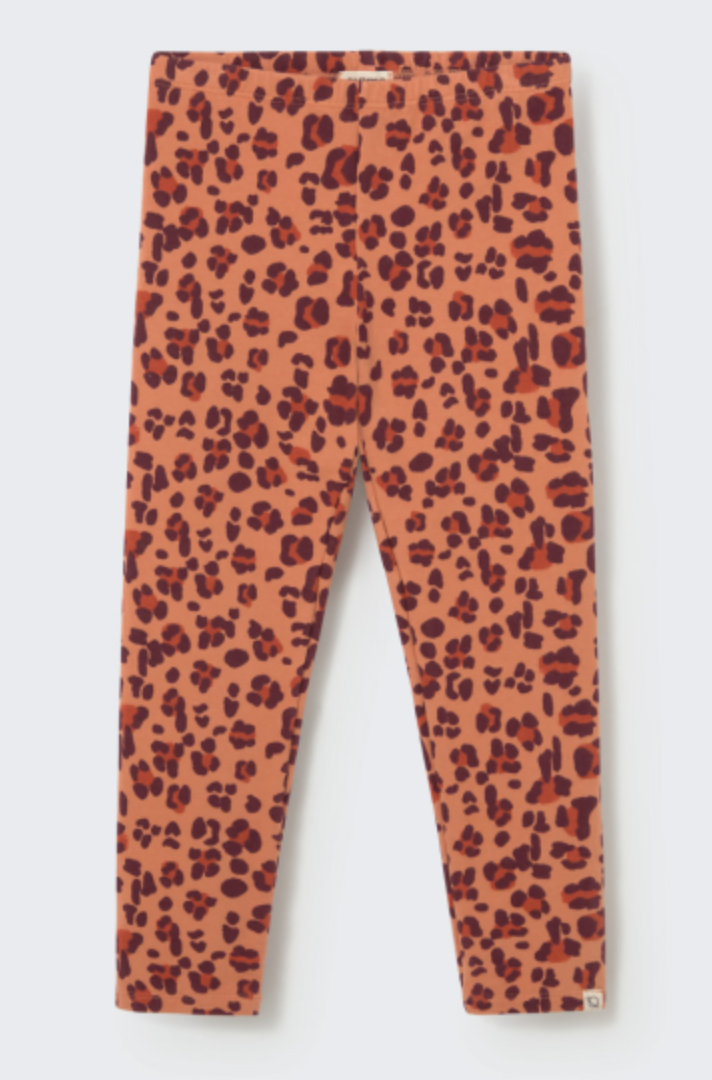 cozmo - legging, brushed animal print fleece, pink