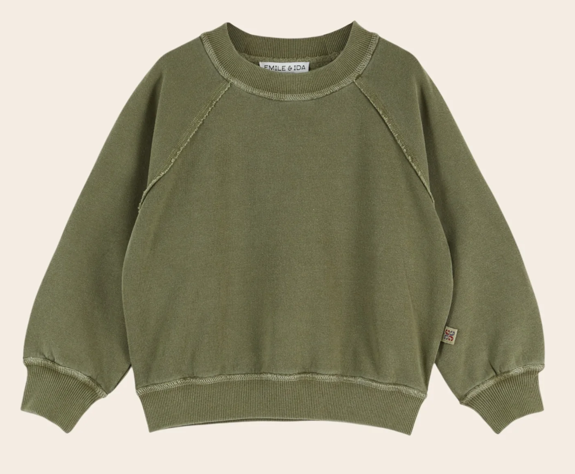 emile & ida enfants - sweat, pistache
