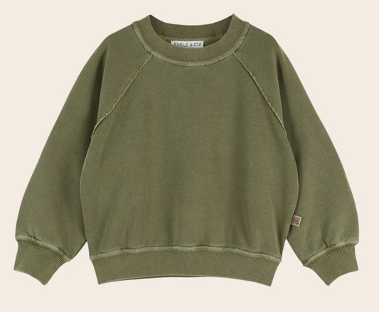 emile & ida enfants - sweat, pistache