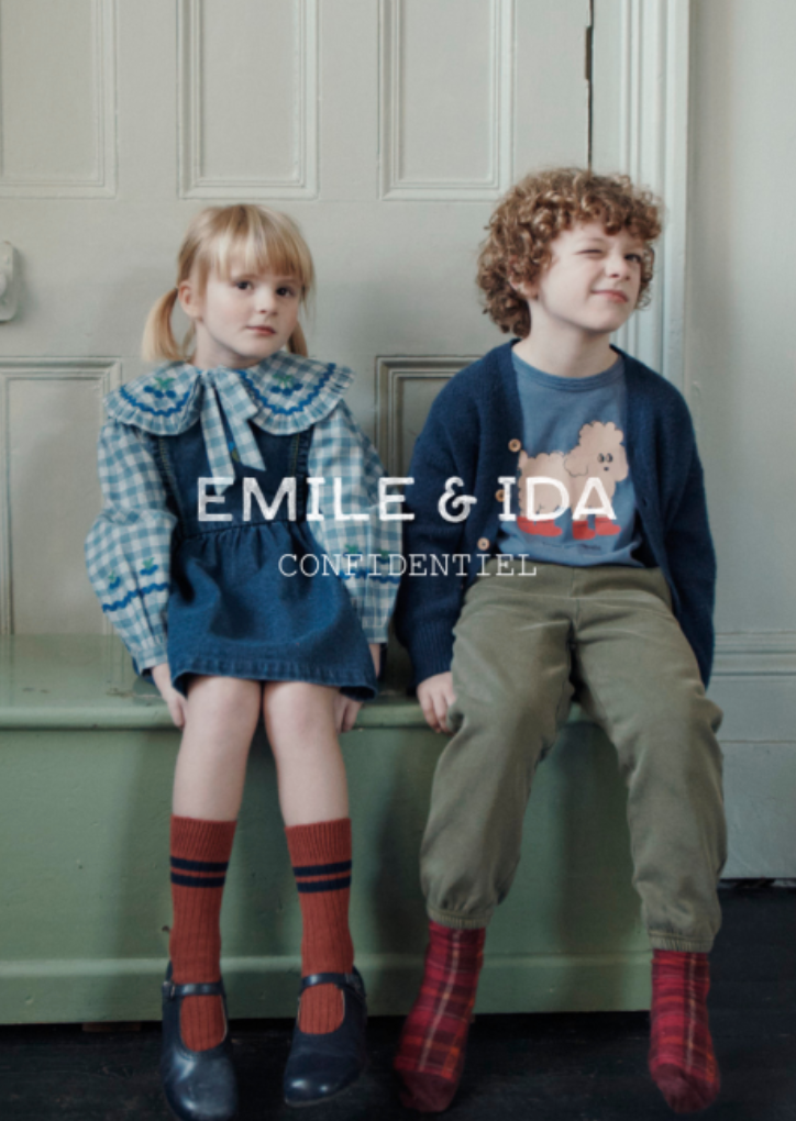 emile & ida enfants - jogger, pistache