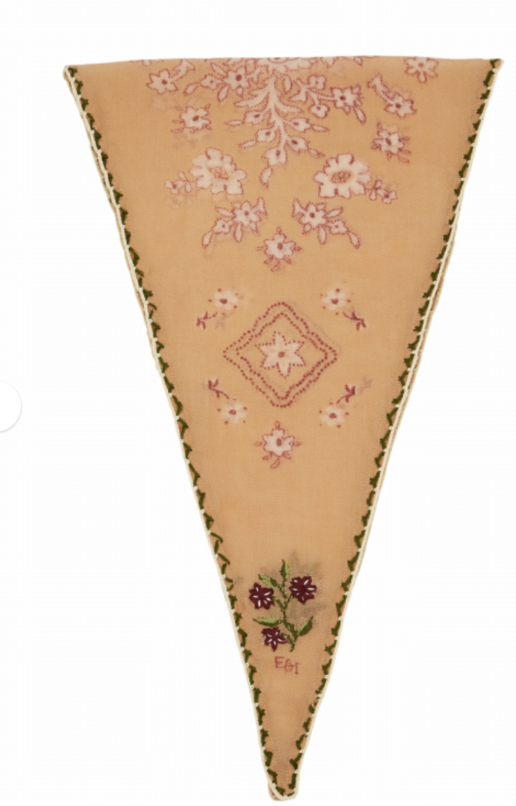 emile & ida femmes - foulard daisy, beige