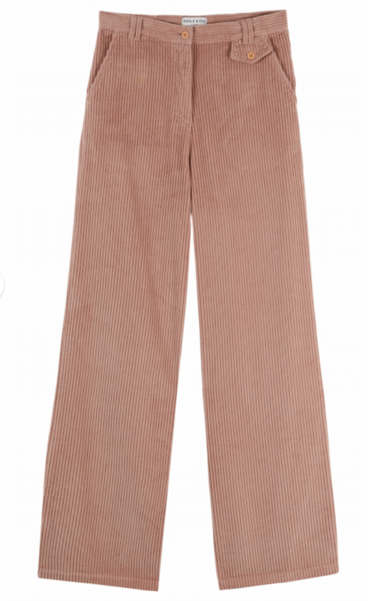 emile & ida femmes - pantalon edgar, nymphéa