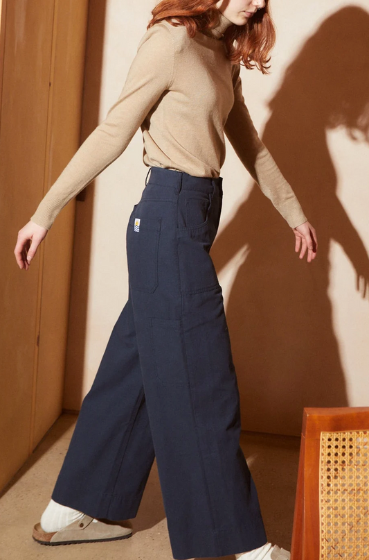 L.F.MARKEY - carpenter trouser navy / drop 2