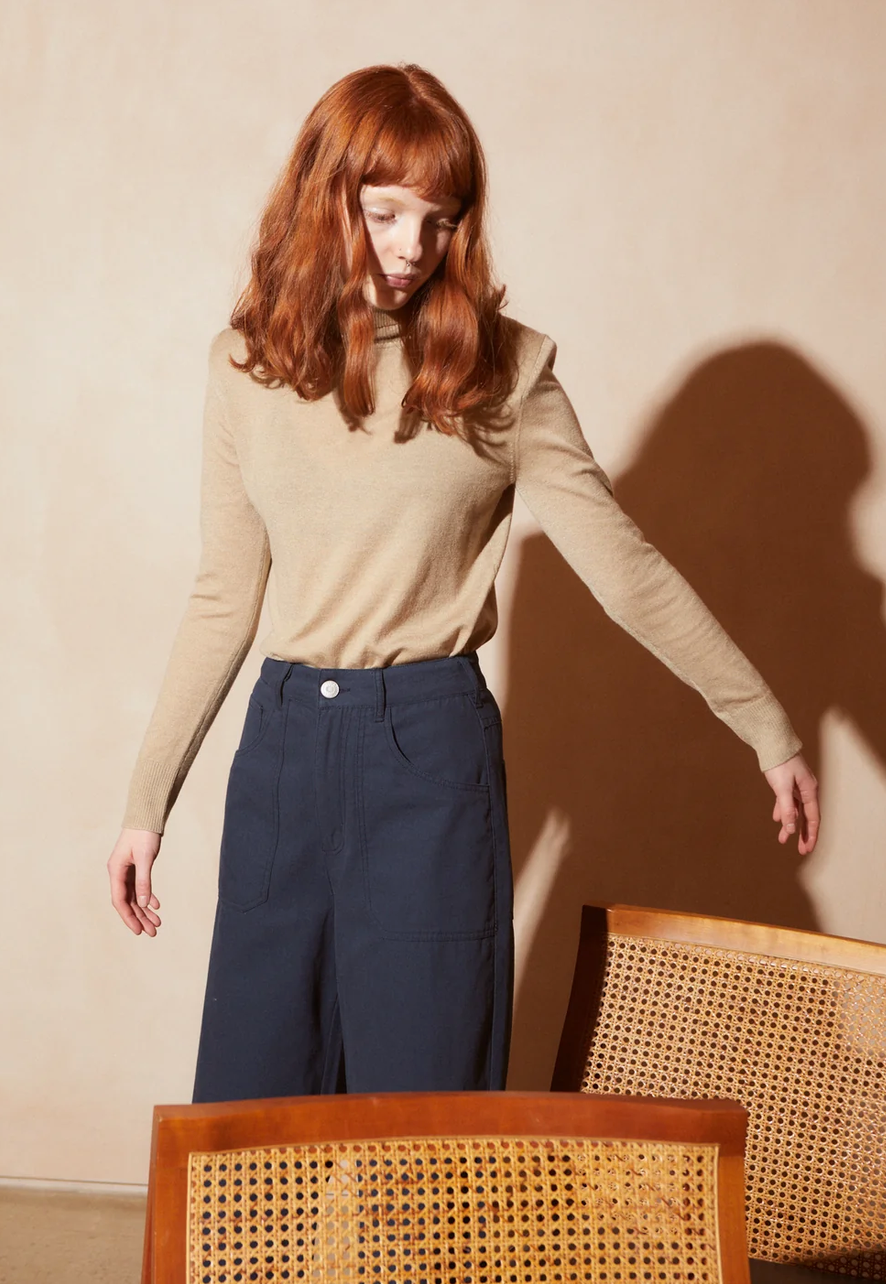 L.F.MARKEY - carpenter trouser navy / drop 2