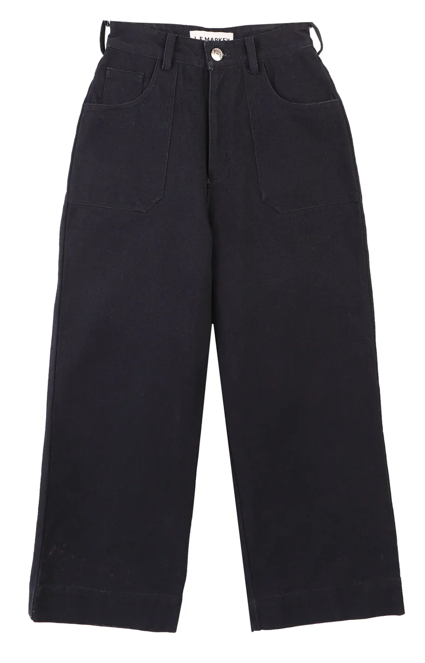 L.F.MARKEY - carpenter trouser navy / drop 2
