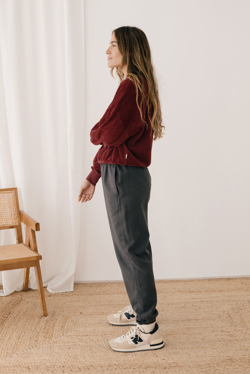 twothirds - binz sweatshirt, wine