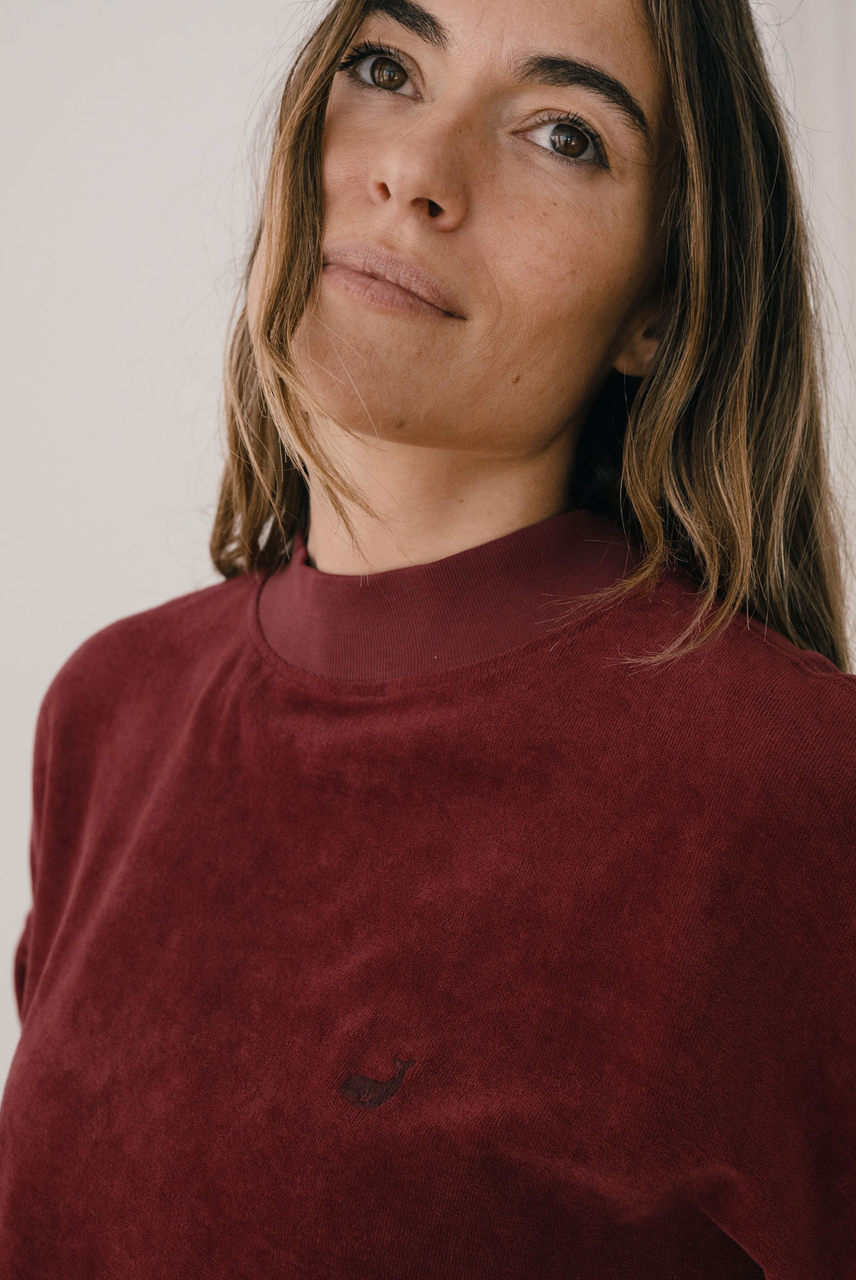 twothirds - binz sweatshirt, wine