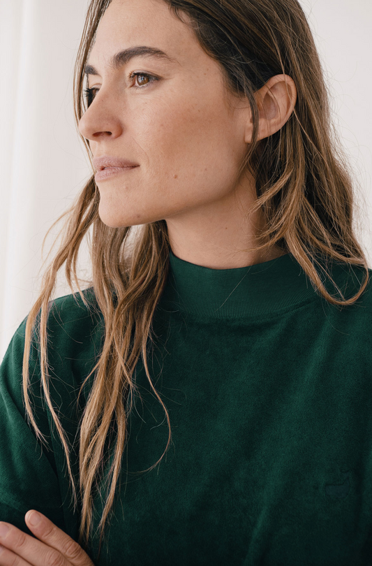 twothirds - binz sweatshirt, dark green