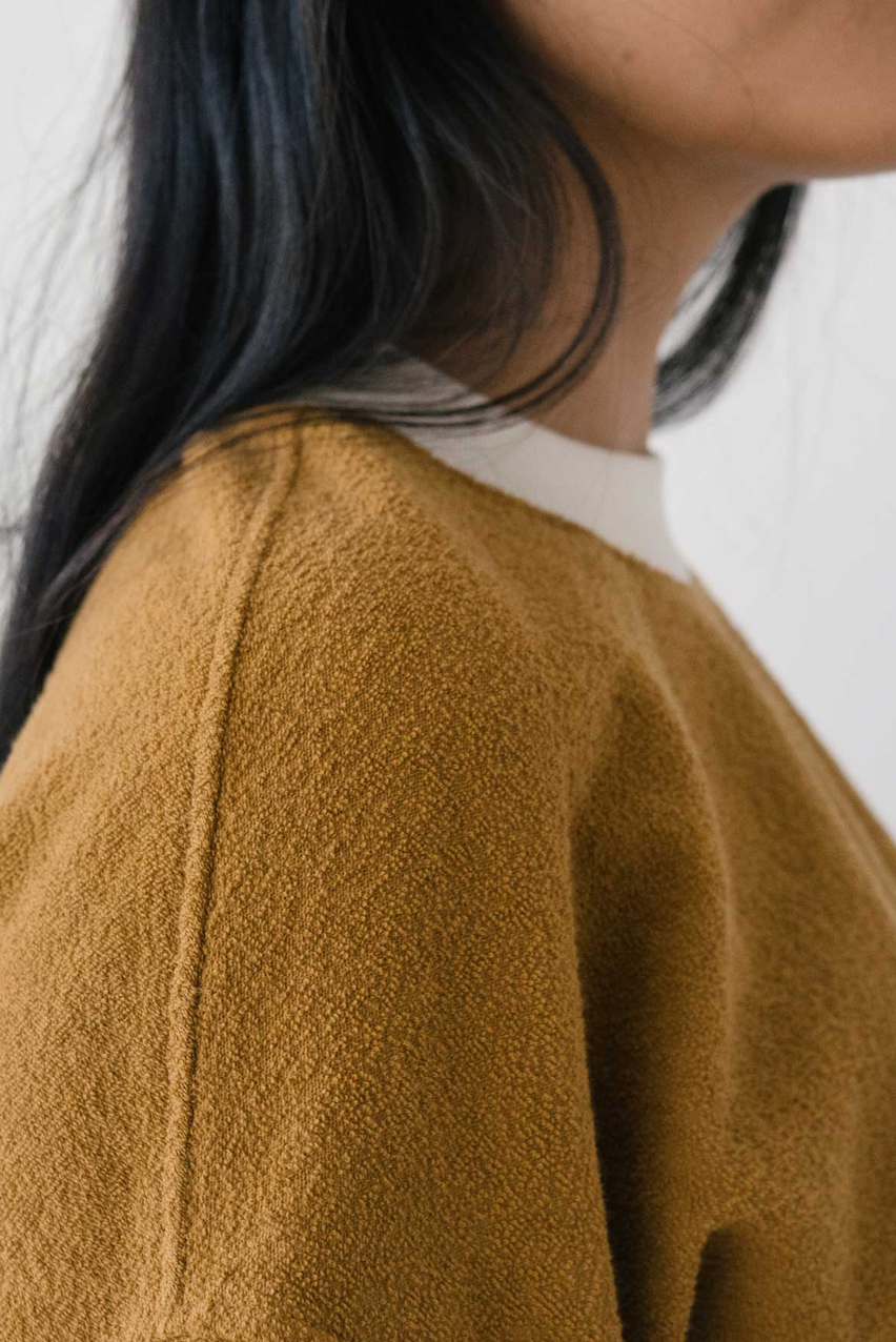 twothirds - bequia sweatshirt, golden brown