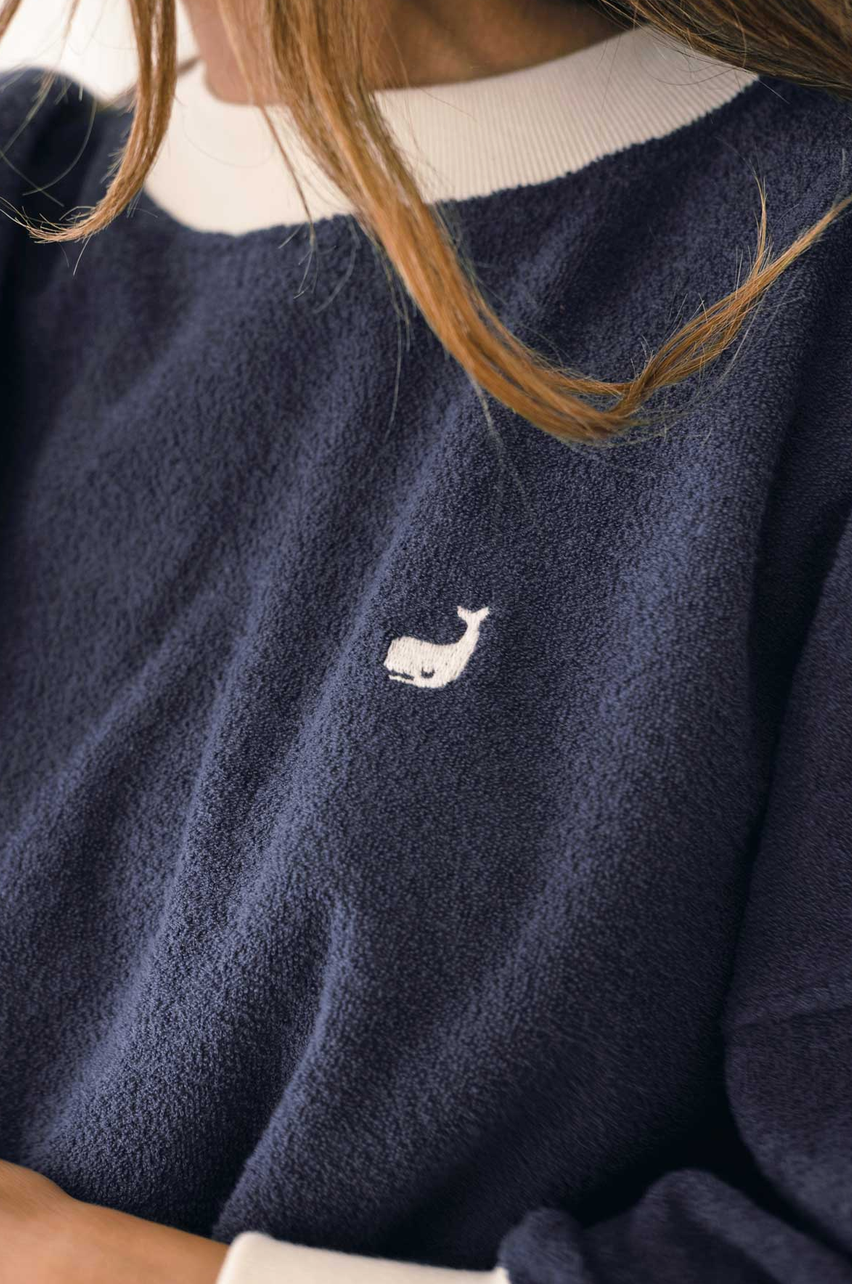 twothirds - bequia sweatshirt, navy