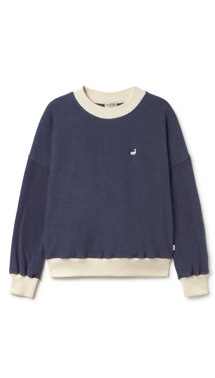 twothirds - bequia sweatshirt, navy