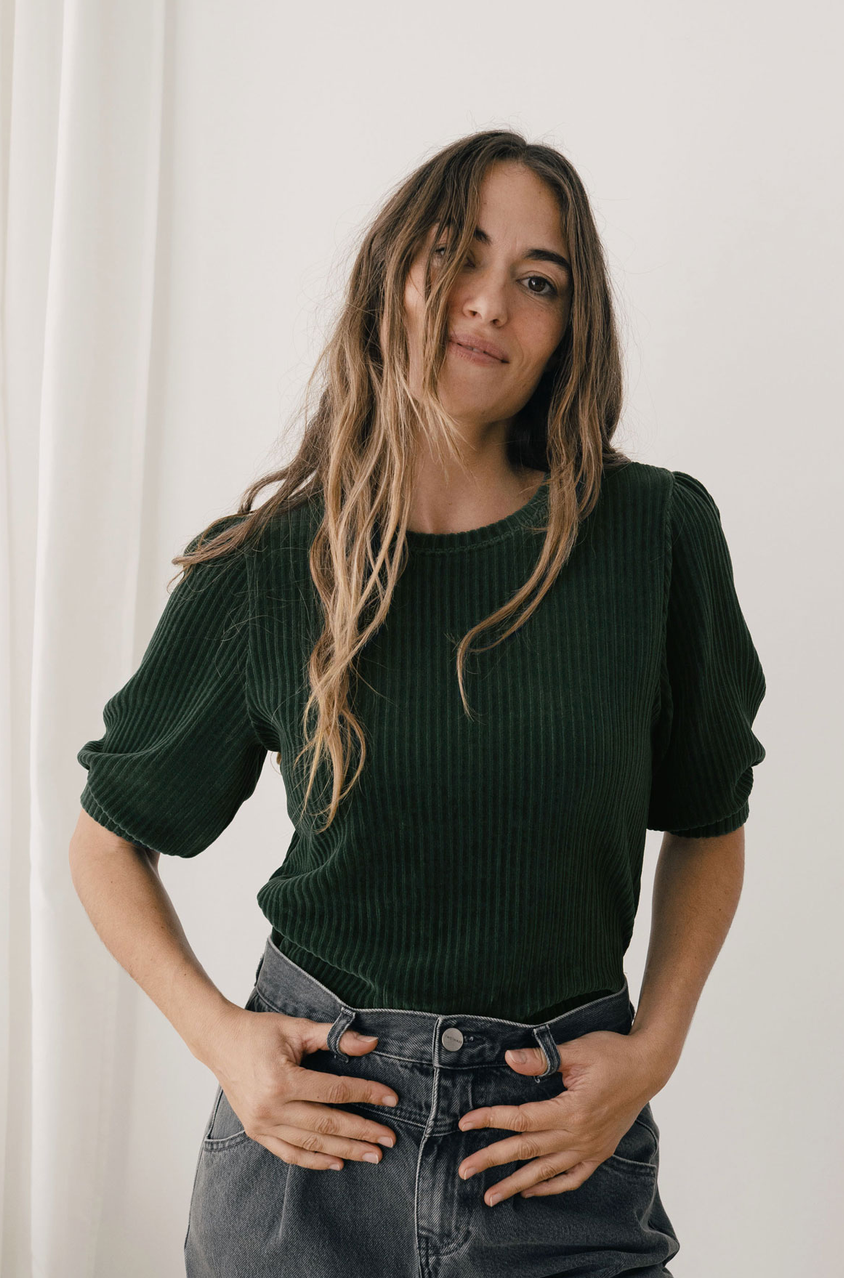twothirds - horst sweatshirt, dark green