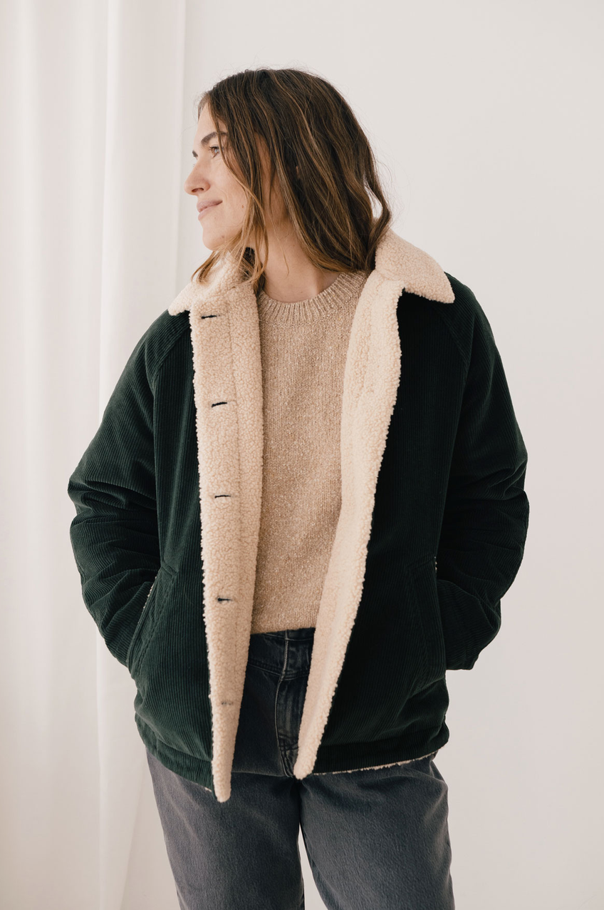 twothirds - misali jacket, dark green