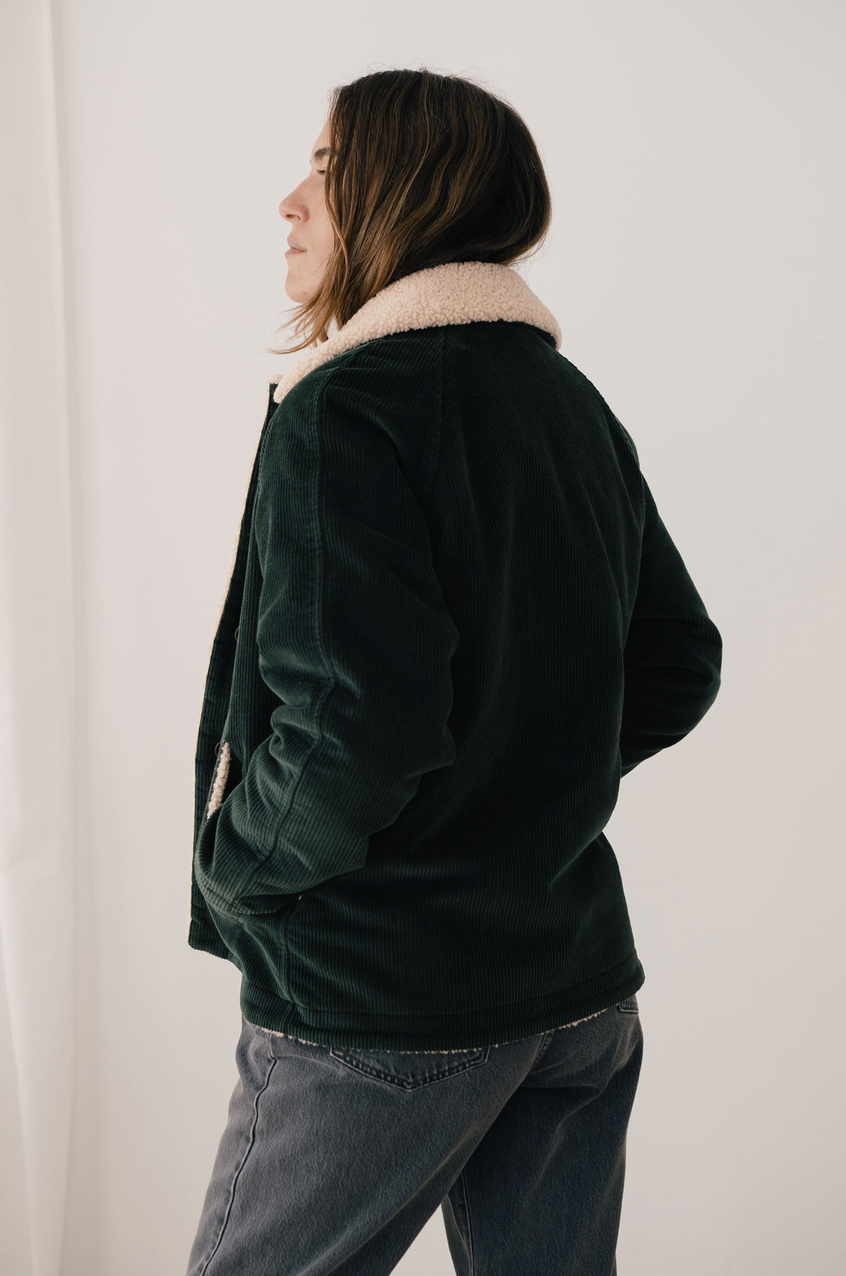 twothirds - misali jacket, dark green