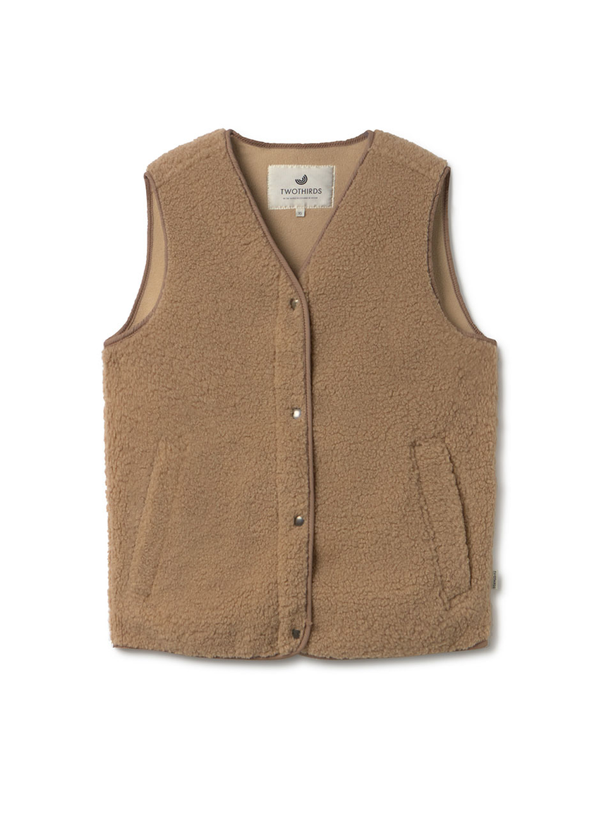 twothirds - henderson vest, beige