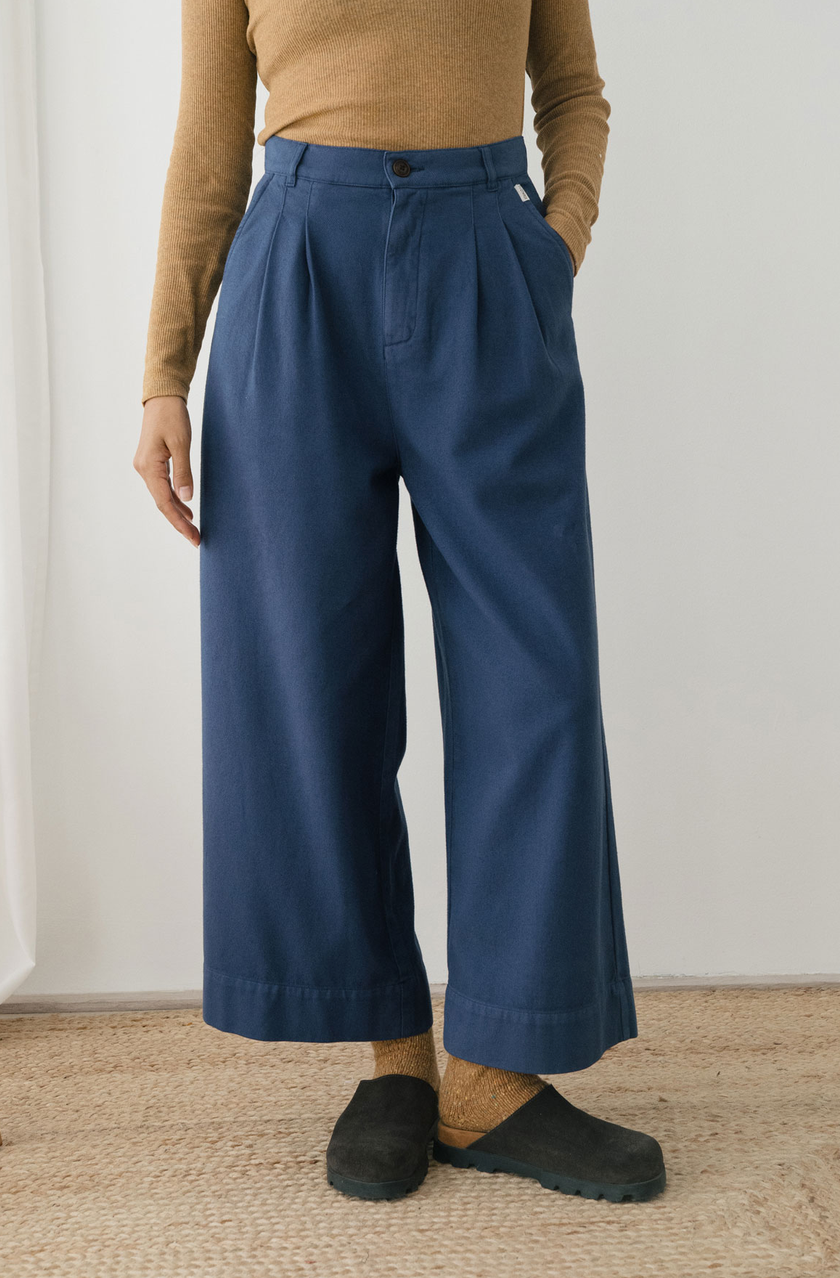 twothirds - sandhamn trousers, naval blue