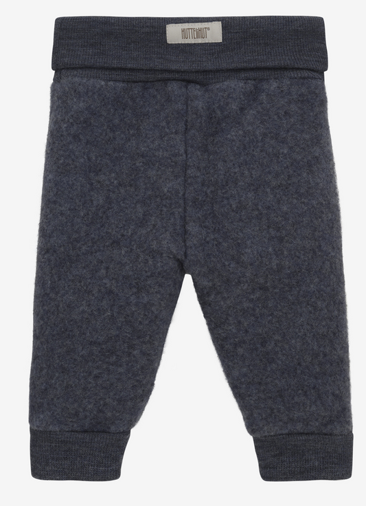huttelihut - pants wool fleece, navy melange