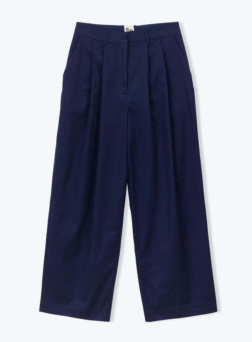 AP woman - pantalon à pinces femme, marine