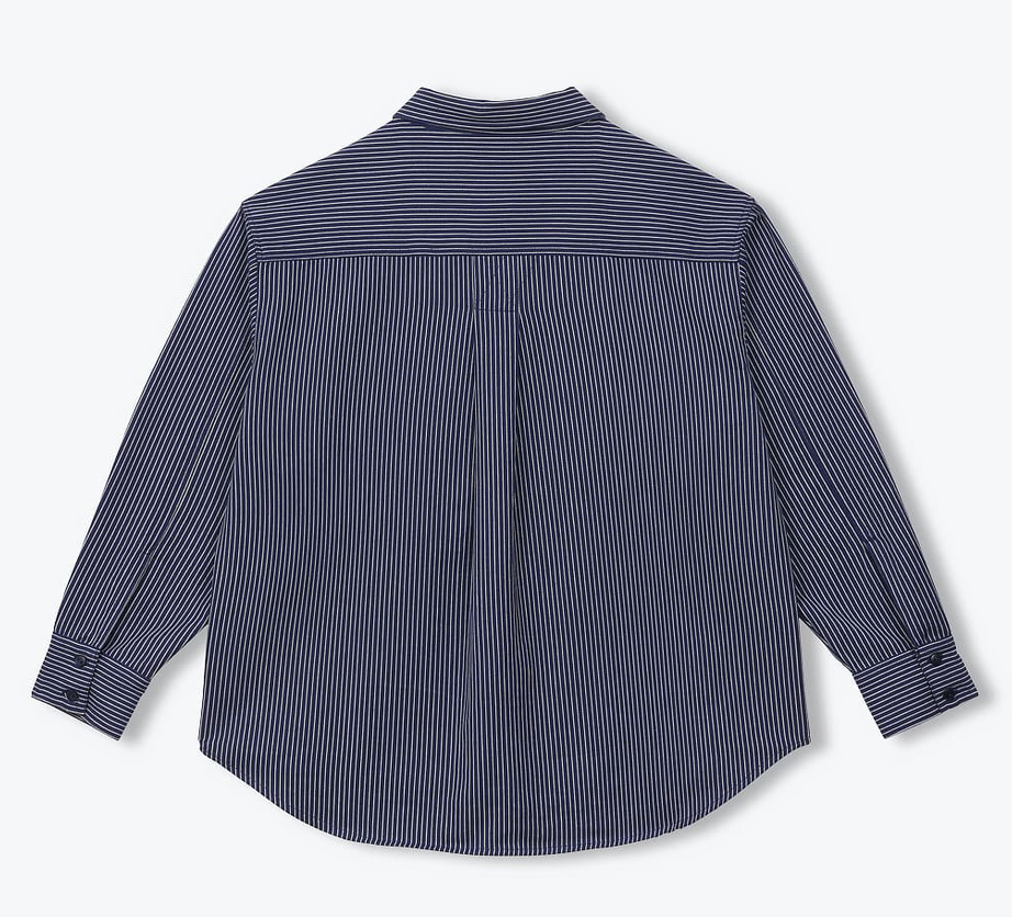 AP woman - chemise femme rayures, marine