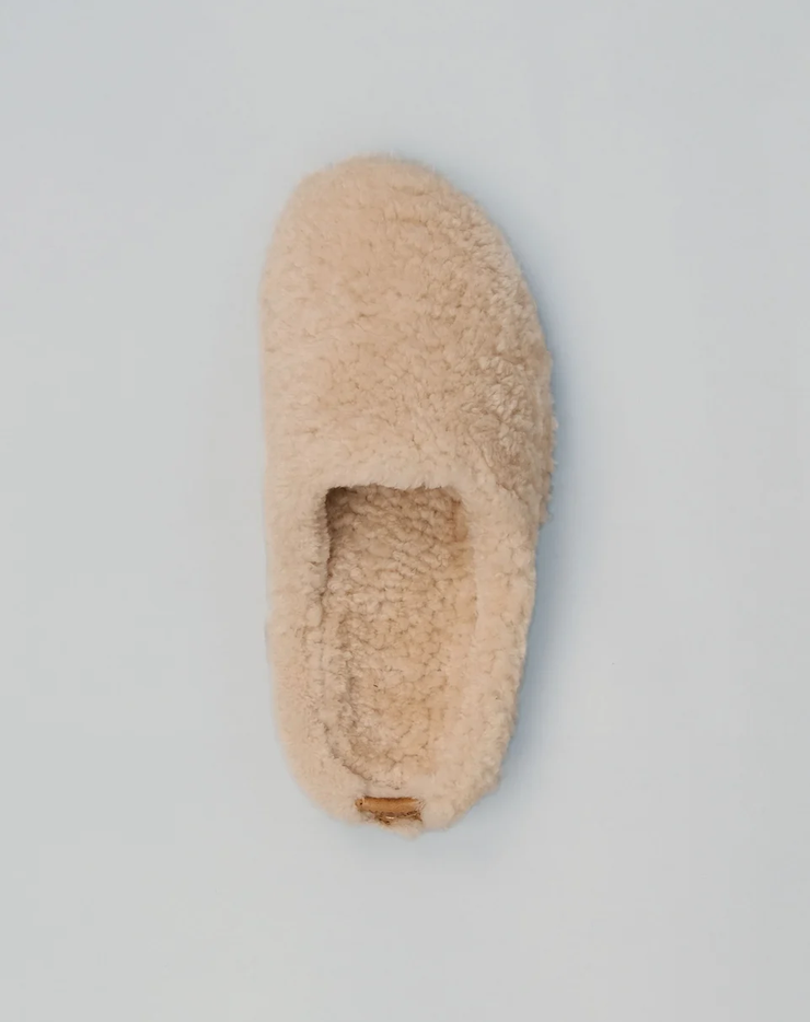 VIBA - roma, sherling natural white